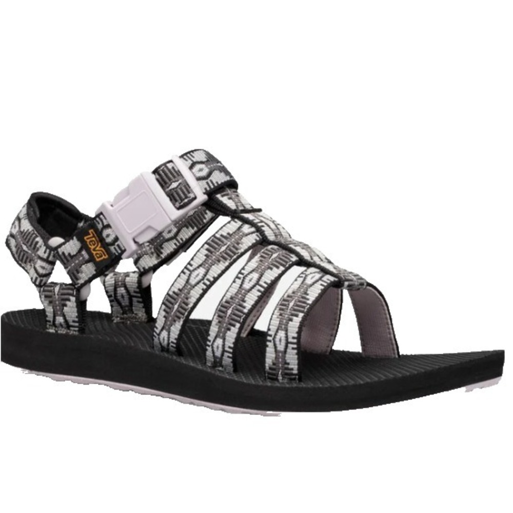Teva Original Dorado Strappy Sandals Black Gray Womens‎ 8 UK 6 EU 39